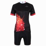 Customized Patterned Bicycle Cycling Jersey Suit Quick Dry for Summer Women's Shorts Apparel Set