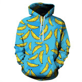 New Fashion Men / Women Hoody Hoodie with Cap 3D Printing Couple Banana Hoodie Sweatshirts