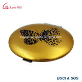 Wholesale Butterfly Aluminum Gold Compact Mirror for Sale