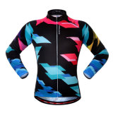 Custom Women Sublimated Long Sleeves Cycling Jersey