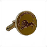 Horse Engraved Logo on Metal Cufflink (GZHY-XK-017)