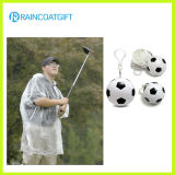 Cheap Promotional Gift PE Raincoat Soccer Ball