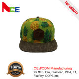High Quality Cotton Flat Brim Snapback Hats with Metal Buckle