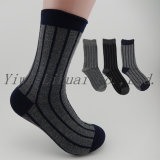 Men's Cheap Price High Quality Polyester Business Crew Middle Socks