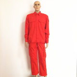 Twill Yard Fireproof Proban Hi-Vis Garment Workwear with Zipper and Magic Tape
