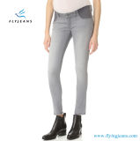 Fashion Straight-Leg Denim Maternity Women Jeans with Slight Fading by Fly Jeans