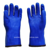 Long Cuff Reusable Working Sandy Hands PVC Coated Gloves