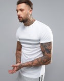 Men's Sport Compression T-Shirt with Reflective Panel