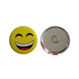 OEM Custom Design Metal Tin Button with Hidden Magnet/ Fridge Magnet