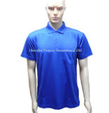 Blue Male Dry Fit Sports Polo Shirt for Knitted Clothes