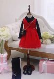 European Lovely Fall Girl Dress in-Stock Collection Kids Clothes