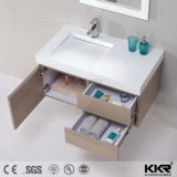 China Manufacturer Solid Surface Cabinet Bathroom Washing Basin