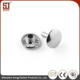 Custom Printing Prong Snap Round Metal Rivet Jeans Button