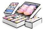 Fabric Foldable Bra and Underwear Organizer Box with Many Dividers