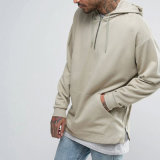 OEM Manufacturer 26years Custom French Terry Oversized Hoodies with Side Zipper