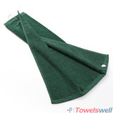 Custom Green Cotton Plain Golf Towel