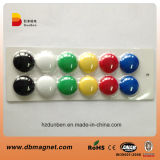 Free Sample D40mm Color Whiteboard Magnet Button