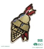 Brass Metal Icecream Pin Badge for Promotion (MB-035)