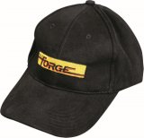 Baseball Cap Black with Forge Logo Gym Equipment OEM