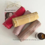BSCI Top Quality Check Woven Linen/ Cotton Scarf (HWBLC062)