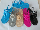 PVC Jelly Casual Women Crystal Sandal Shoes