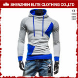 Wholesale Cheap Fashion High Collar Blue and Grey Hoodies (ELTHI-36)