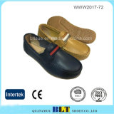 Ladies Flat Leisure Shoes with Leather Upper Three Colours