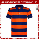 Quick Dry Cotton Polyester Striped Polo Shirts Men (ELTMPJ-203)