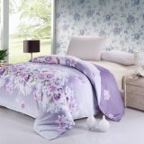 Adult 100% Cotton Cheap Modern Bedding Sets with Comforter Shell Flat Sheet or Fitted Sheet and Pillow Sham
