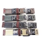 New Design Classical Fashion Men's Canvas Belt Wide Pin Buckle