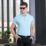 Classic Fit Men Short Sleeve Plain Business&Casual Clothing Polo Shirt