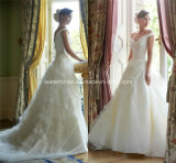 off-Shoulder Ball Gowns Applique Lace Wedding Dresses Z5056