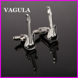 VAGULA Quality Brass Guitar Cuff Links (HL10126)