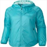 2015 Womens Shiny Thin Windproof Waterproof Polyester Windbraker Jacket