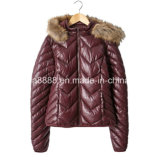 Women Short Down Jacket with Detachable Hood Wholesale