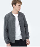 Men fashion Stripe Fabric Slim Casual Jacket