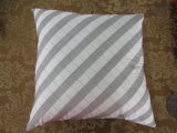 Stock Fabric Micro Suede /Faux Linen Square Cushion