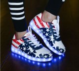 New Fashion 7 Color LED Shoes/Light up Shoes/Dancing Shoes with USB Charge