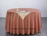 Custom Modern Design Table Linen Hotel Jacquard Round Table Cloth