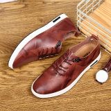 Hot Original Men Winter Casual Shoes, Working Shoes, Second Layers of Leather Shoes Men