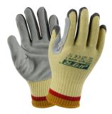 Cut Resistant Anti-Abrasion Work Gloves with Cow Leather Palm (CE cut level 5)