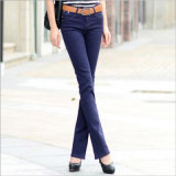 Candy Color Bell-Bottomed Jeans Women's Clothes