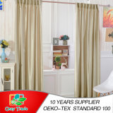 Plain Faux Silk Curtains, 100% Polyester Slub Silk Curtains Full Line