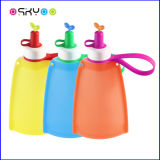 Foldable Outdoor Sport Travel Silicone Water Bag for Children and Adults