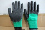 13 Gauge Nylon Safety Glove with Crinkle Latex Coated