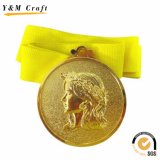 Custom Design Gold Marathon Running Metal Sport Trophie Medal