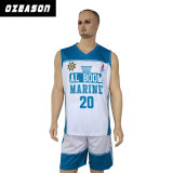 Free Sample Reversible Sublimation Basketball Uniform with Custom Logo (BK037)