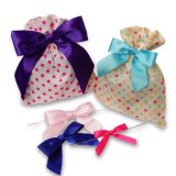 Red Christmas Tree Decoration Bows with Elastic
