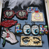 Wholesale Fashion Rhinestone Embroidery 3D Patch Sequin Beads Garment Accessories