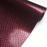 Snake Design PU Leather for Shoes Bags